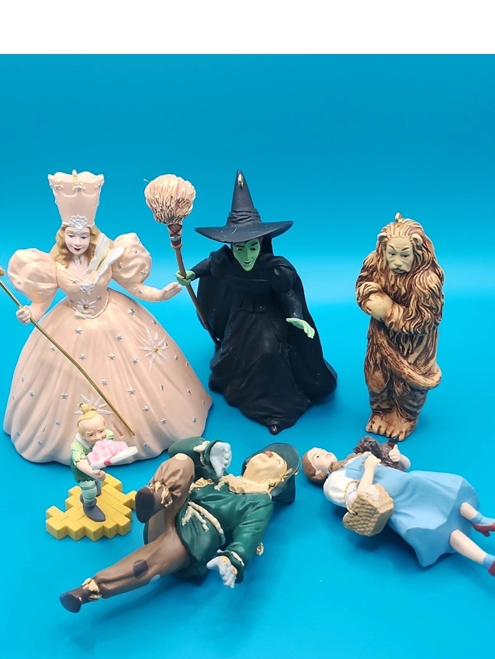 1994 Hallmark Keepsake Christmas Ornaments Lot Of 6 Wizard Of Oz